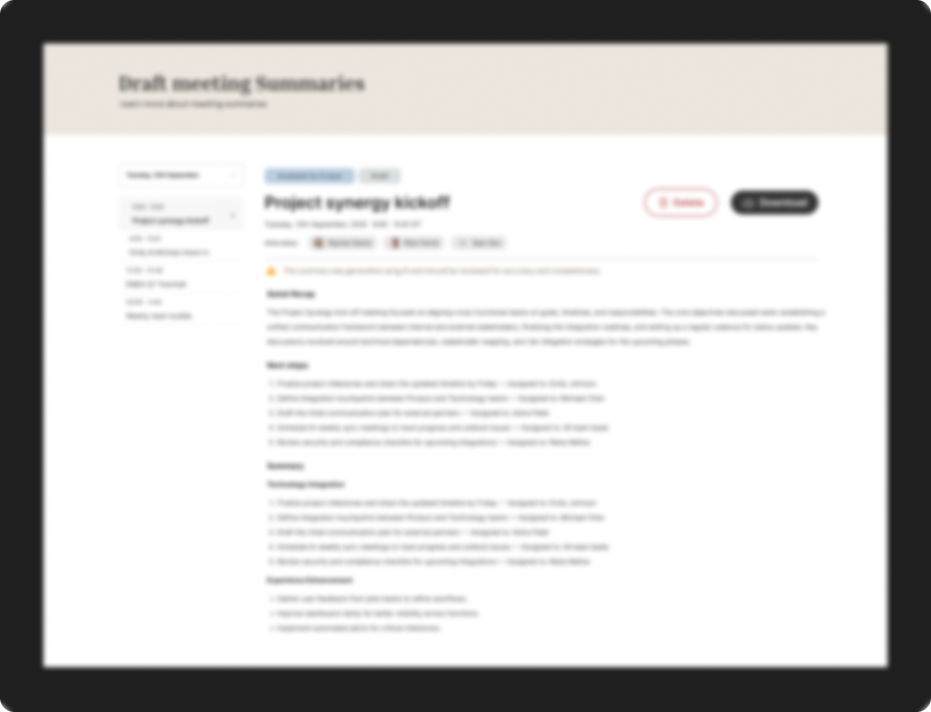 Feasibility and MVP prioritisation mockups